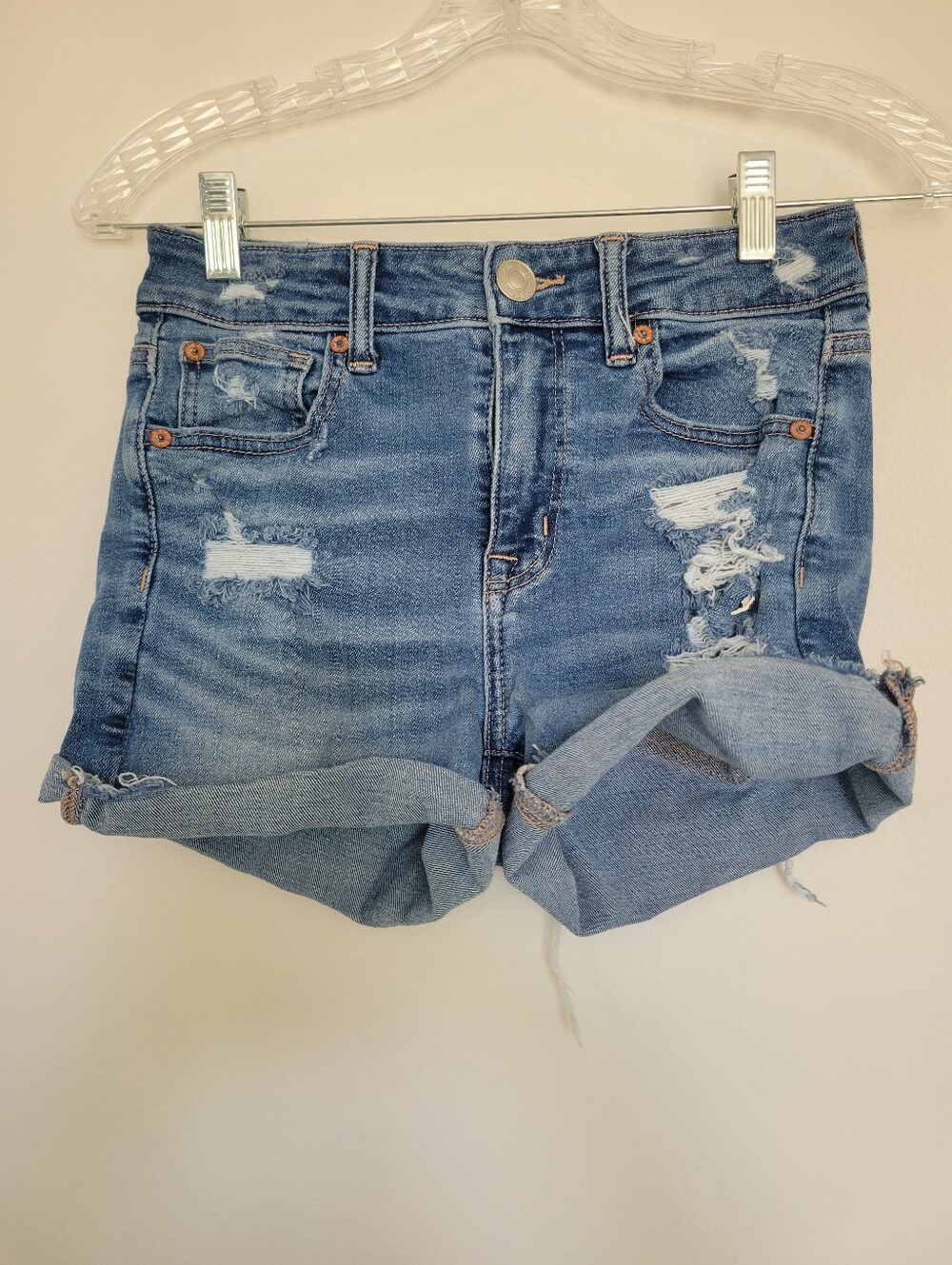 Medium Wash Denim Shorts